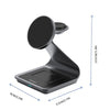 Magnetic 3 in 1 Wireless Charger Station for Samsung Ultra S24/S25/S26 Fast Charging Stand for Galaxy Watch 8/7/6/Earbuds