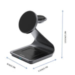 Magnetic 3 in 1 Wireless Charger Station for Samsung Ultra S24/S25/S26 Fast Charging Stand for Galaxy Watch 8/7/6/Earbuds