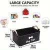 Felt Dog Toy Storage Basket