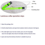 Nylon LED Flashing Glow Dog Collar