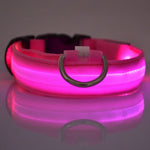 Nylon LED Flashing Glow Dog Collar