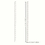 Wall Height Measurement Chart