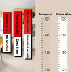 Wall Height Measurement Chart