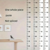 Wall Height Measurement Chart