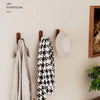 Self Adhesive Walnut Wood Wall Hook