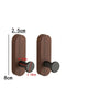 Self Adhesive Walnut Wood Wall Hook