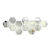 3-D Hexagon Acrylic Mirror Wall Sticker