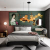 3-D Hexagon Acrylic Mirror Wall Sticker
