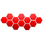 3-D Hexagon Acrylic Mirror Wall Sticker