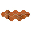 3-D Hexagon Acrylic Mirror Wall Sticker