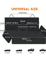 Waterproof and Dirt-Resistant Back Seat Cover For Dogs