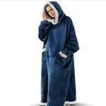 Oversized Fleece Wearable Blanket Hoodie