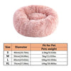 Plush Donut Bed for Cats & Small Dogs