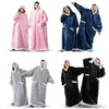 Oversized Fleece Wearable Blanket Hoodie