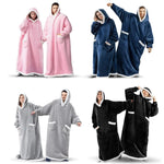 Oversized Fleece Wearable Blanket Hoodie