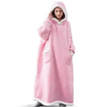 Oversized Fleece Wearable Blanket Hoodie