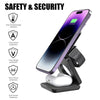 Magnetic 3 in 1 Wireless Charger Station for Apple iPhone Fast Charging Stand for Apple Watch &amp; Airpods