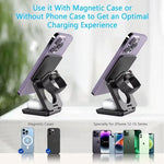 Magnetic 3 in 1 Wireless Charger Station for Apple iPhone Fast Charging Stand for Apple Watch &amp; Airpods