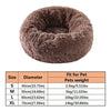 Plush Donut Bed for Cats & Small Dogs