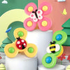 Suction Cup Windmill Cat Toy Set - Spinning Interactive Insect Teasers