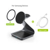 Magnetic 3 in 1 Wireless Charger Station for Samsung Ultra S24/S25/S26 Fast Charging Stand for Galaxy Watch 8/7/6/Earbuds