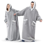 Oversized Fleece Wearable Blanket Hoodie